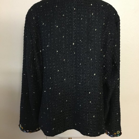 The Collective Works of Berek 2 By Takako Sakon Beweweled Tweed Suit Jacket - Picture 6 of 13